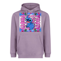 Lavender aloha stitch Heavyweight Hoodie - Zillion Design Studio