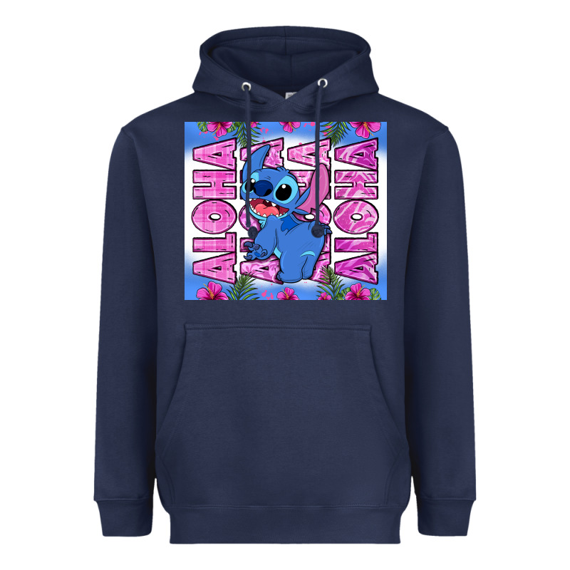 Aloha Stitch Heavyweight Hoodie by Zillion Design Studio | Teevron