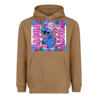 Toasted Coconut aloha stitch Heavyweight Hoodie - Zillion Design Studio
