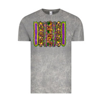 Cloud Rock mardi gras fleur de lis mask leopard glitter  brushstrokes Vintage Tee - Artiststas