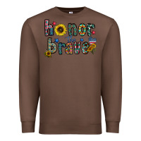 Chestnut honor the brave Premium Sweatshirt - CowhideDigitalArt