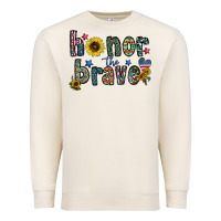 Sandshell honor the brave Premium Sweatshirt - CowhideDigitalArt