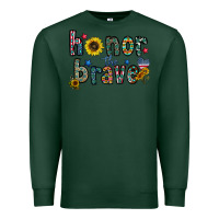 Sports Green honor the brave Premium Sweatshirt - CowhideDigitalArt