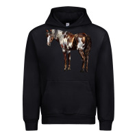Black Mustang Horse Urban Hoodie - LillyAllenDesigns