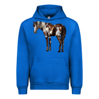 Cobalt Mustang Horse Urban Hoodie - LillyAllenDesigns