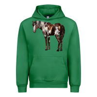 Emerald Mustang Horse Urban Hoodie - LillyAllenDesigns