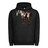 Pigment Black Mustang Horse Urban Hoodie - LillyAllenDesigns