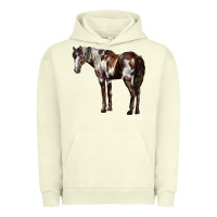 Pigment Pistachio Mustang Horse Urban Hoodie - LillyAllenDesigns