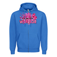 True Royal breast cancer warrior Zipper Hoodie - RanaPortraitStore