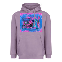 Lavender touch me and i will bite you stitch Heavyweight Hoodie - Zillion Design Studio