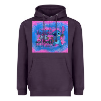 Plum touch me and i will bite you stitch Heavyweight Hoodie - Zillion Design Studio