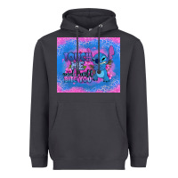 Smoke touch me and i will bite you stitch Heavyweight Hoodie - Zillion Design Studio