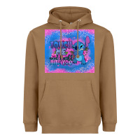 Toasted Coconut touch me and i will bite you stitch Heavyweight Hoodie - Zillion Design Studio