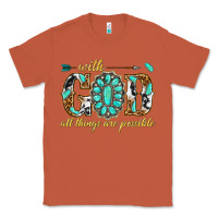 Copper with god all things are possible with gemstone Classic Tee - texasbilliewilder