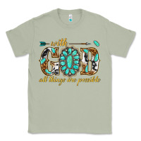 Matcha with god all things are possible with gemstone Classic Tee - texasbilliewilder