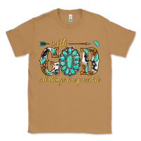 Toasted Coconut with god all things are possible with gemstone Classic Tee - texasbilliewilder