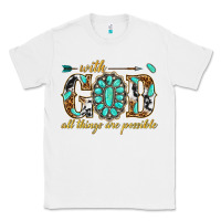 White with god all things are possible with gemstone Classic Tee - texasbilliewilder