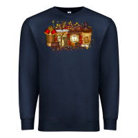 Navy lawyer coffee drink Premium Sweatshirt - RacoonDesign