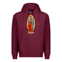 Burgundy our new lady of guadalupe Premium Hoodie - BarkalooDesign