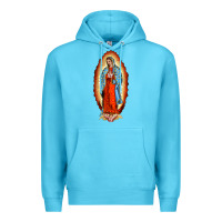 Ocean Blue our new lady of guadalupe Premium Hoodie - BarkalooDesign