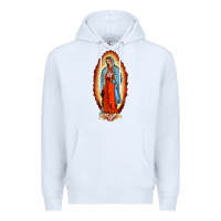 White our new lady of guadalupe Premium Hoodie - BarkalooDesign