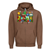 Chestnut autism christmas coffee cups Zipper Hoodie - Zillion Design Studio
