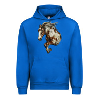 Cobalt Mustang Horse Urban Hoodie - LillyAllenDesigns