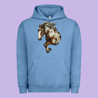 Mustang Horse Urban Hoodie Designed By Lillyallendesigns