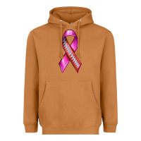 Meerkat Breast Cancer Ribbon American Football Heavyweight Hoodie - texasbilliewilder