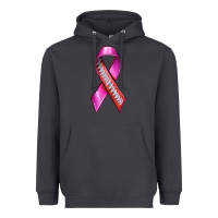 Smoke Breast Cancer Ribbon American Football Heavyweight Hoodie - texasbilliewilder