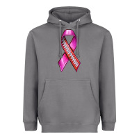 Storm Breast Cancer Ribbon American Football Heavyweight Hoodie - texasbilliewilder