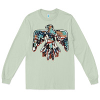 Matcha American flag thunderbird Long Sleeve Tee - BarkalooDesign