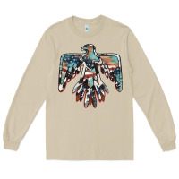 Mushroom American flag thunderbird Long Sleeve Tee - BarkalooDesign