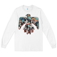 White American flag thunderbird Long Sleeve Tee - BarkalooDesign