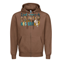 Chestnut i just wanna do country Zipper Hoodie - texasbilliewilder