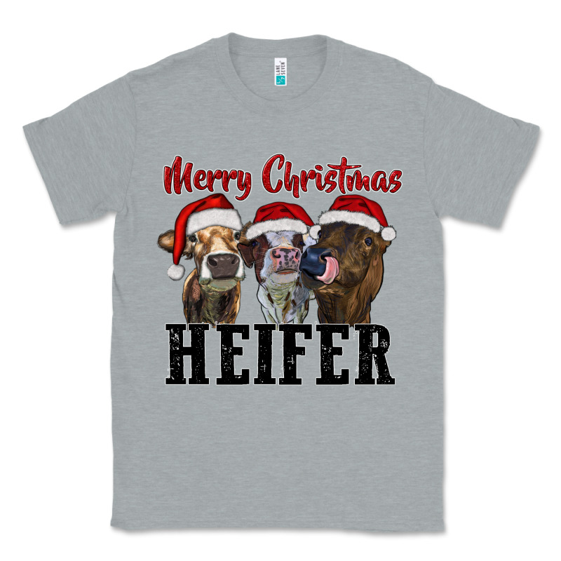 Merry Christmas Heifers Classic Tee by RanaPortraitStore | Teevron