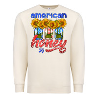 Sandshell american honey sunflower mason jar Premium Sweatshirt - HRA Design Shop