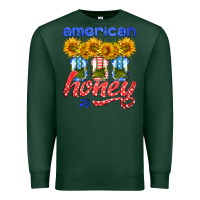 American Honey Sunflower Mason Jar Premium Sweatshirt | Teevron