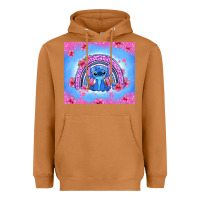 Meerkat stitch rainbow Heavyweight Hoodie - Zillion Design Studio