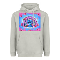 Moon Dust stitch rainbow Heavyweight Hoodie - Zillion Design Studio