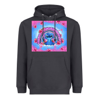 Smoke stitch rainbow Heavyweight Hoodie - Zillion Design Studio
