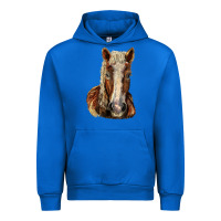 Cobalt Belgian Horse Urban Hoodie - LillyAllenDesigns