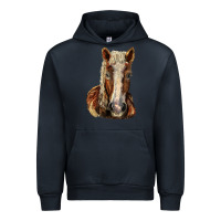 Navy Belgian Horse Urban Hoodie - LillyAllenDesigns