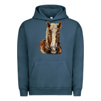 Pigment Midnight Navy Belgian Horse Urban Hoodie - LillyAllenDesigns