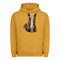 Pigment Peanut Butter Belgian Horse Urban Hoodie - LillyAllenDesigns