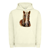 Pigment Pistachio Belgian Horse Urban Hoodie - LillyAllenDesigns