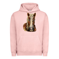 Pigment Salmon Belgian Horse Urban Hoodie - LillyAllenDesigns