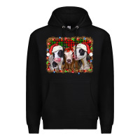Black christmas heifers Premium Hoodie - Jasminsmagicworld