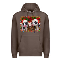Coffee christmas heifers Premium Hoodie - Jasminsmagicworld