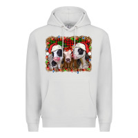 Dove Grey christmas heifers Premium Hoodie - Jasminsmagicworld